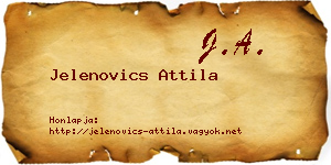 Jelenovics Attila névjegykártya